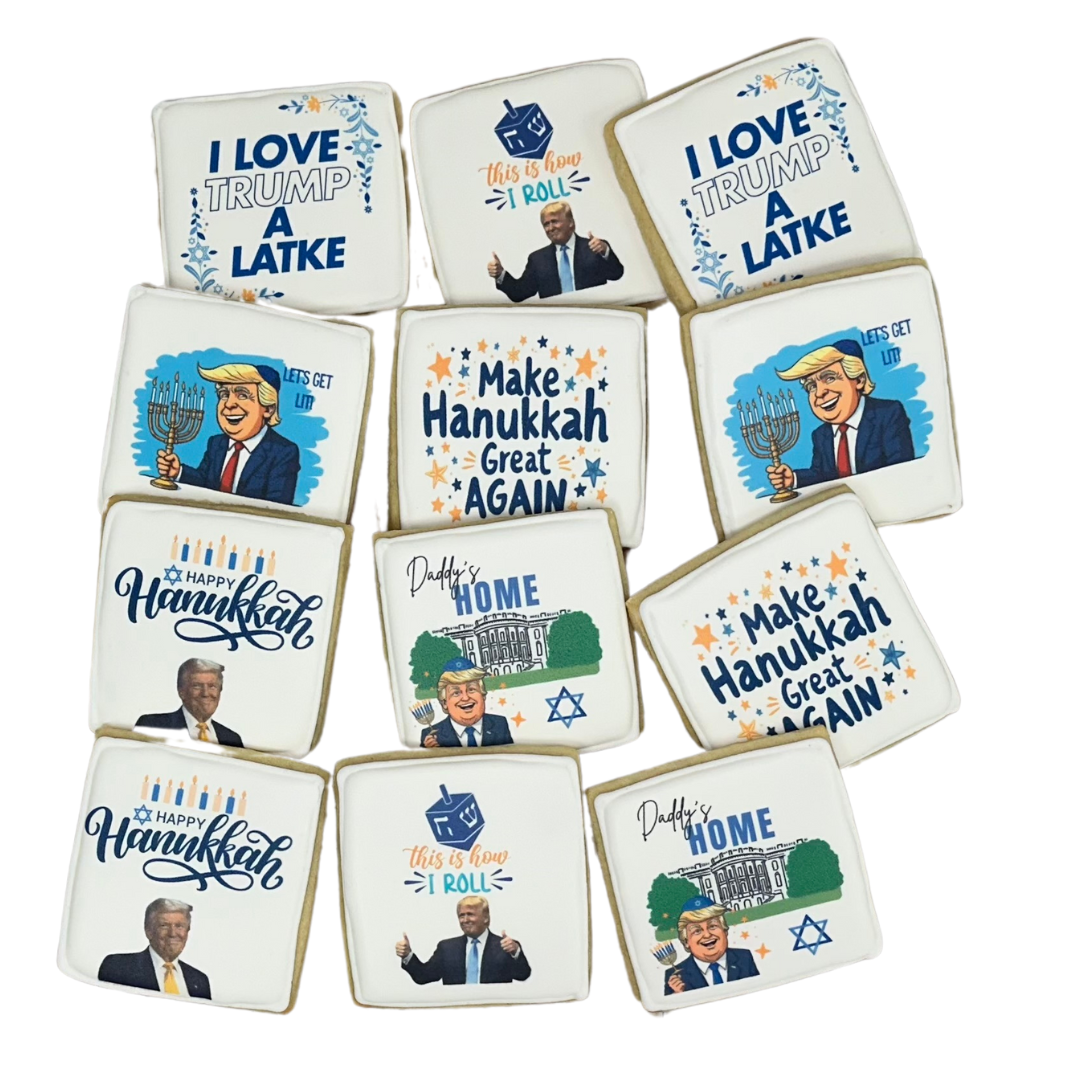 MAGA Birthday McDonalds Mac Daddy Funny Trump Political Republican Cookies--12 Count