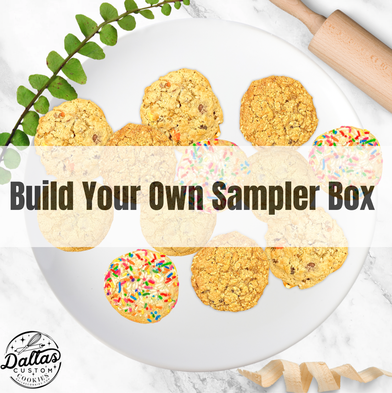 Build Your Own Assorted Classic Cookie Sampler Pack Box Individually Wrapped--12 count
