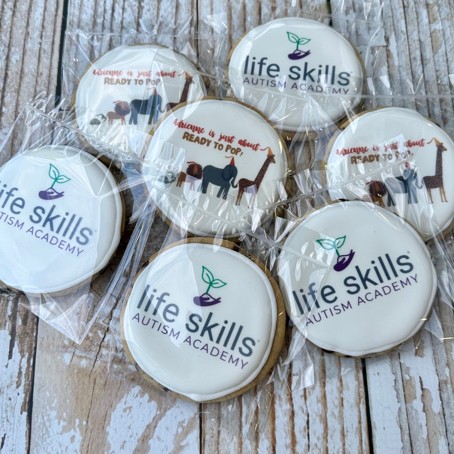 Chocolate Chip Circle Shaped Logo Cookies by the Dozen