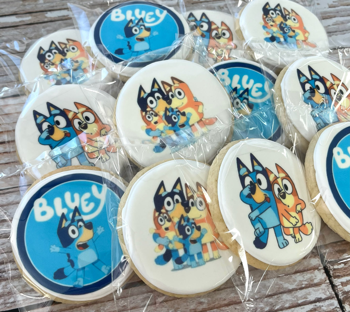 Bluey Themed Birthday Cookies--12 Count