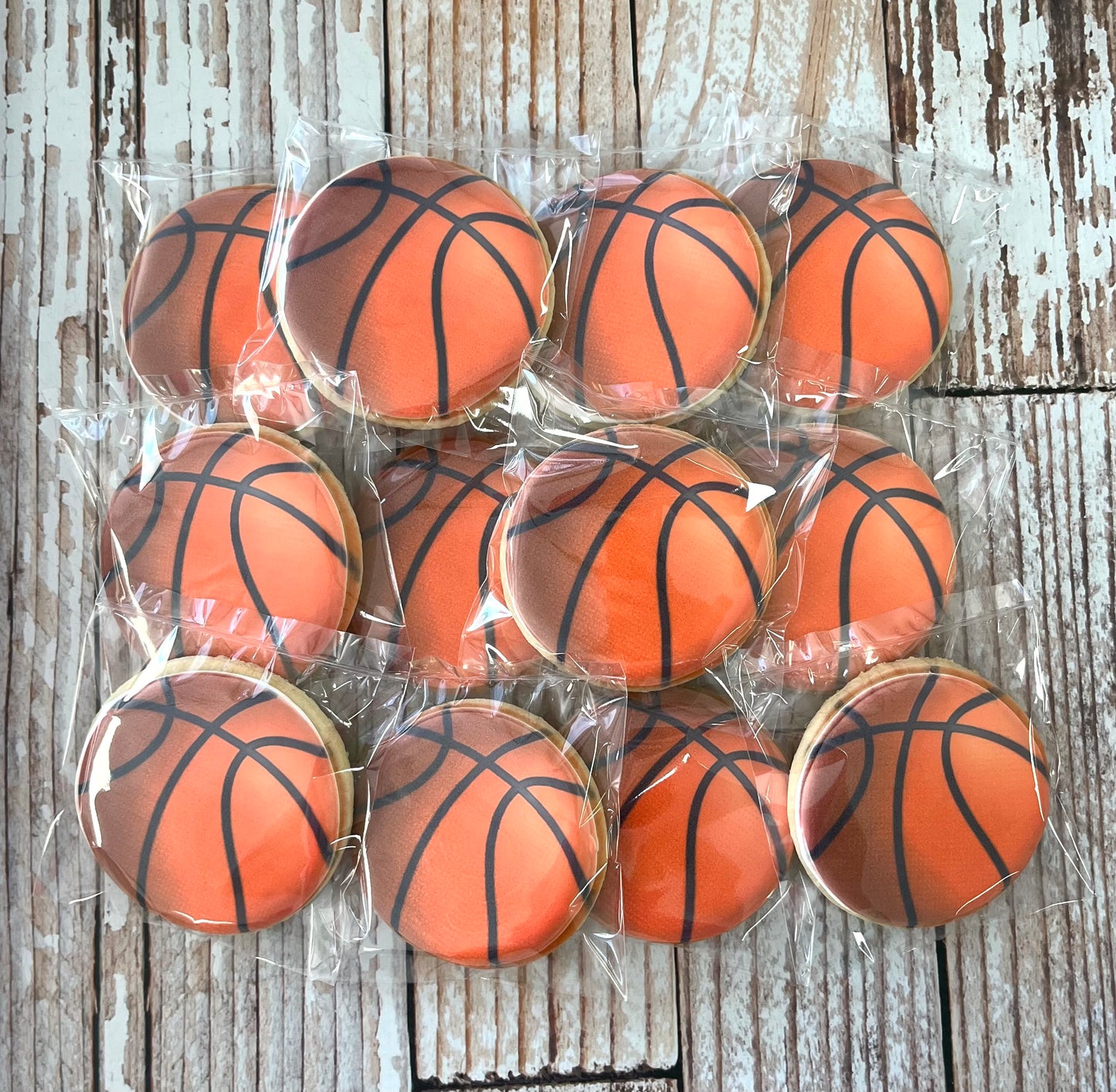 Basketball Sports Themed Cookies--12 Count