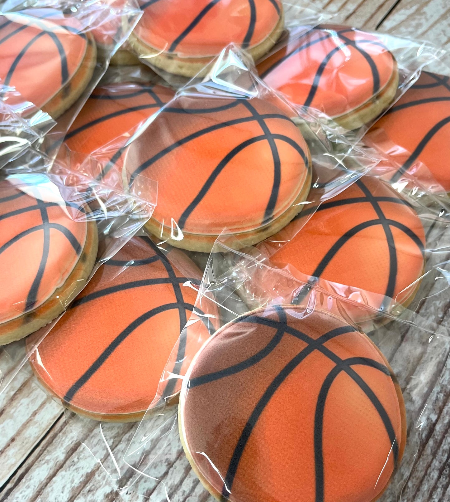 Basketball Sports Themed Cookies--12 Count