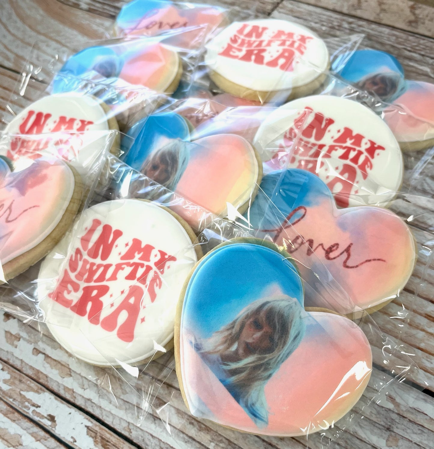 Taylor Swift Heart Lover In My Era Cookies Swiftie Gift Set--12 Count