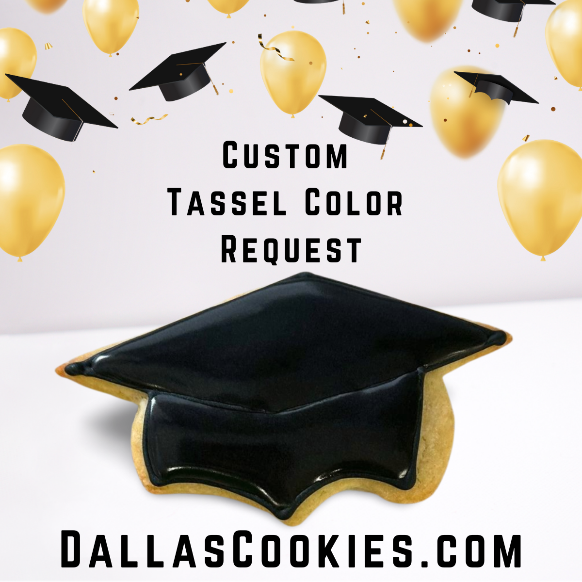 Custom Hand Decorated Graduation Cap --12 Count