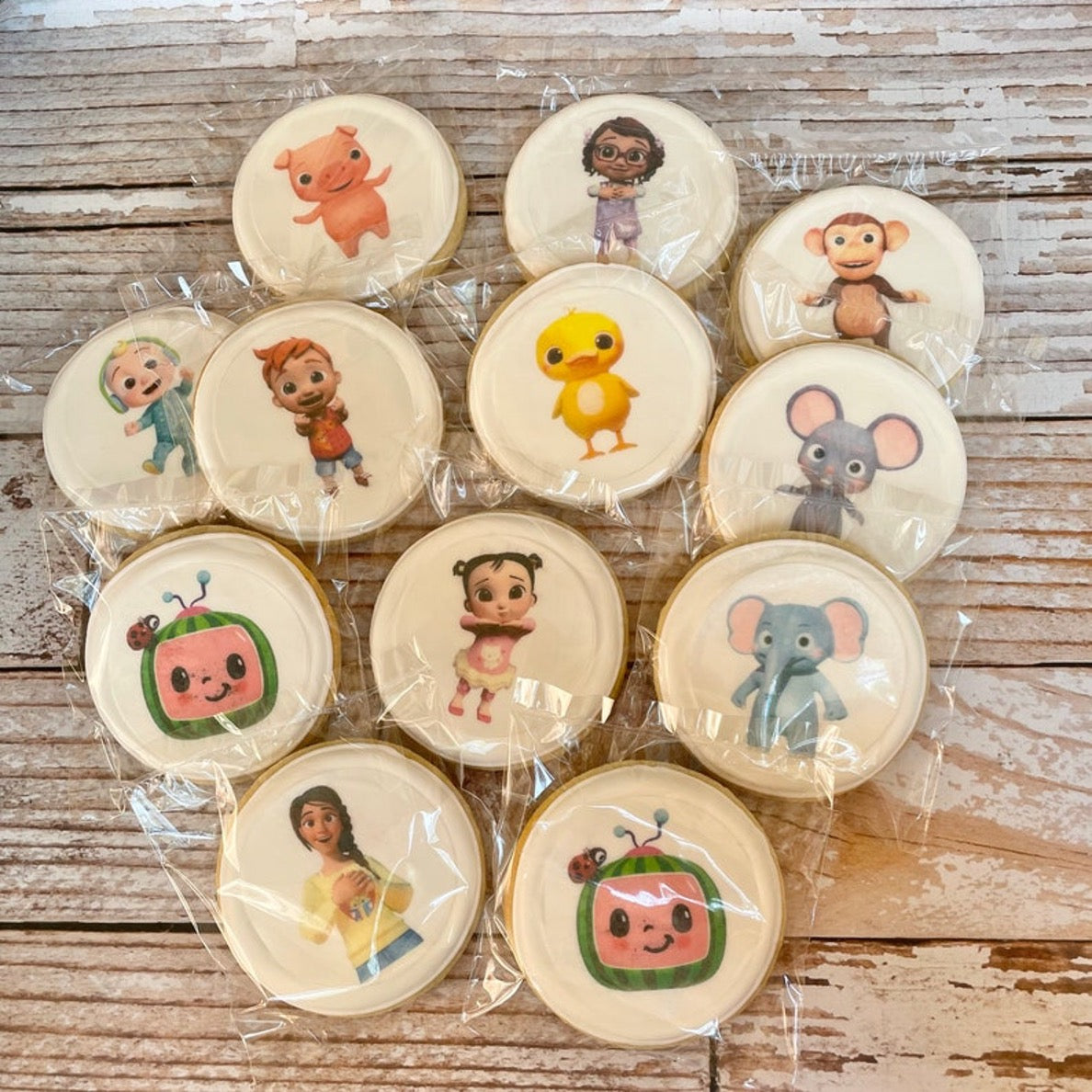 Cocomelon Themed Cookies--12 Count