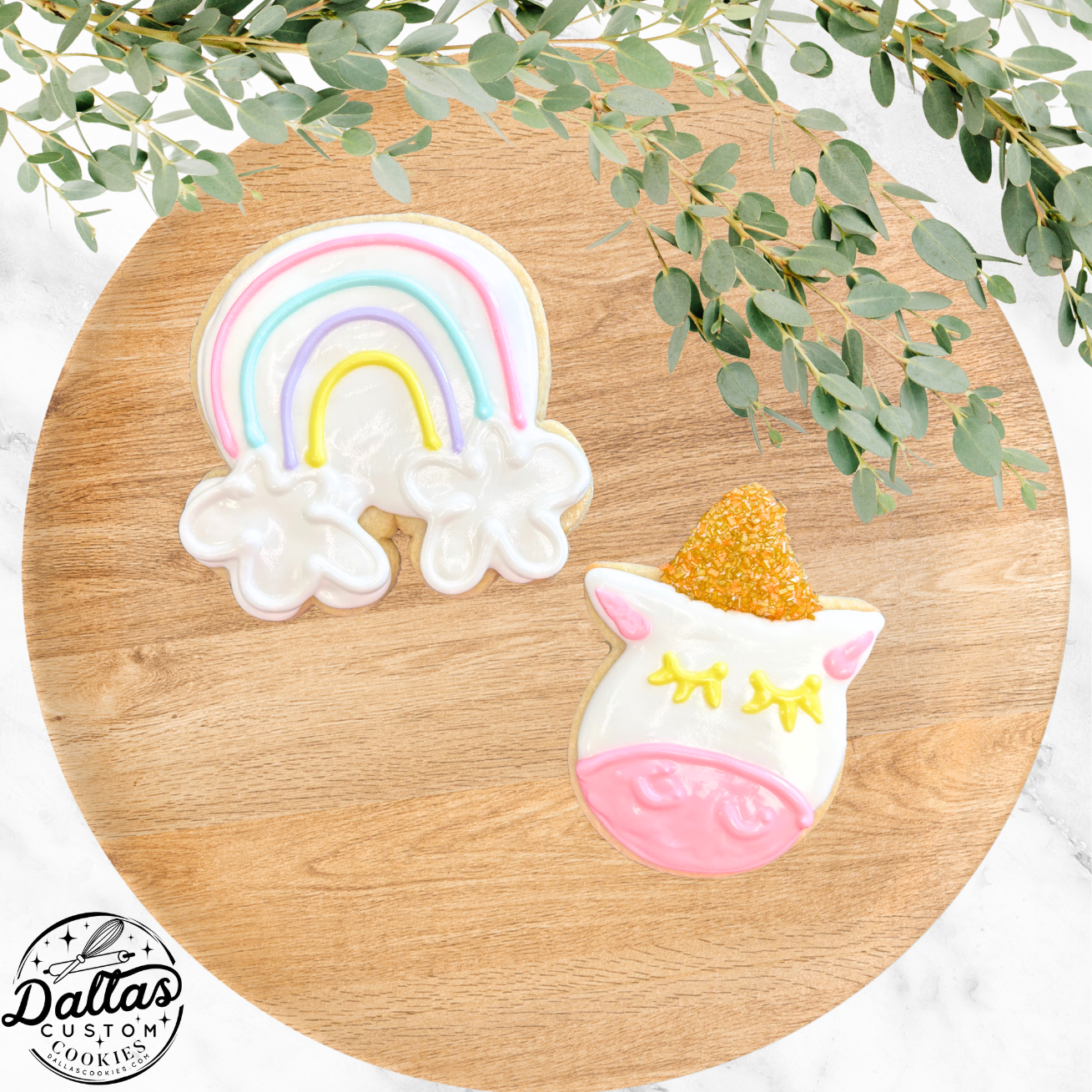 Unicorn & Rainbow Cookie Decorating Kit Deco Kit for DIY Cookie Decorating Kit --12 Count