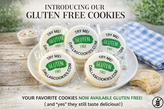 Gluten Free GF Logo Sugar Cookies by the Dozen