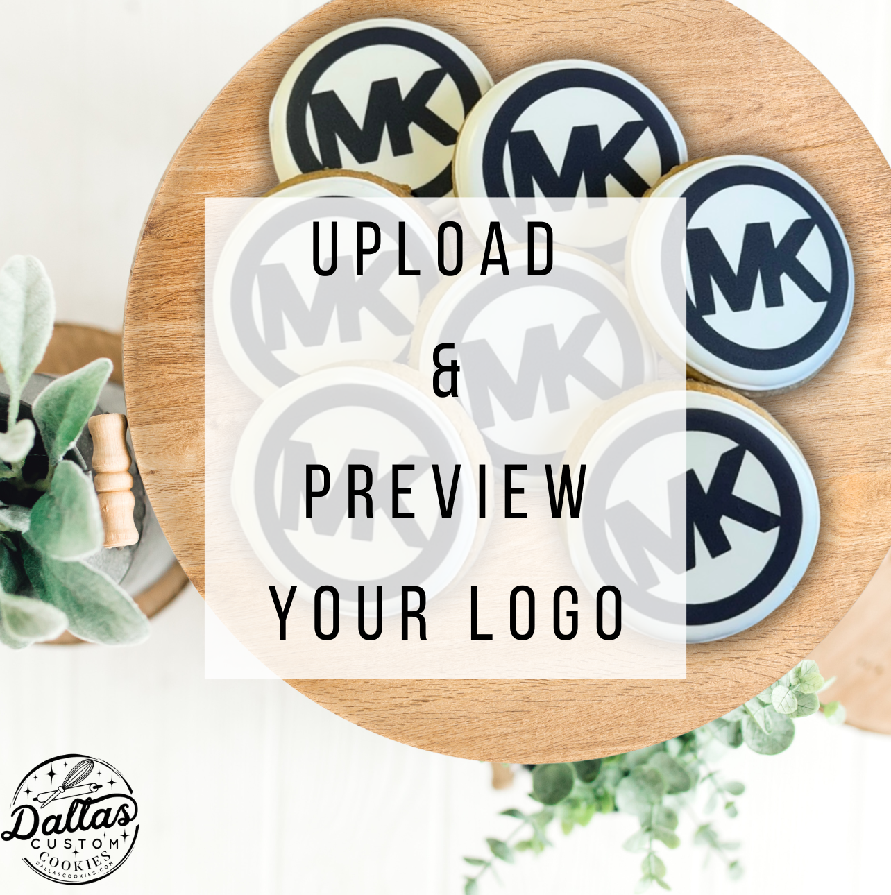 "Live Preview" Corporate Logo Cookies by the Dozen-- 12 Count