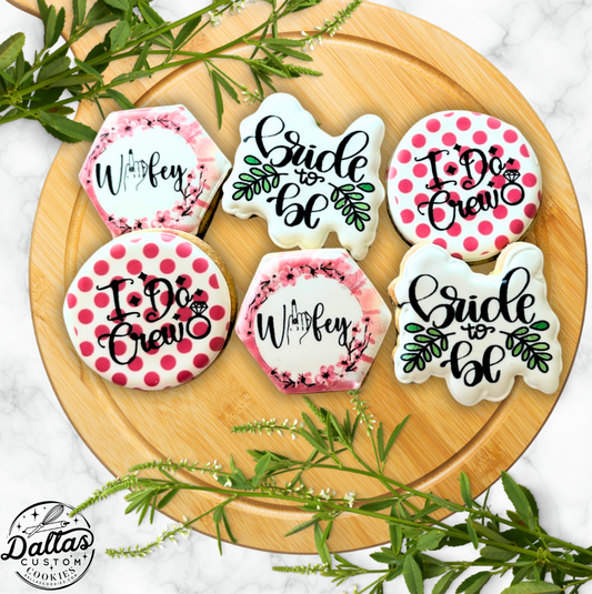 Bachelorette Party Bride to Be Wifey I do Crew-- 12 Count