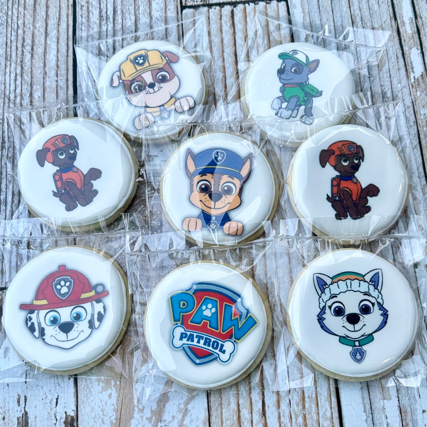 Paw Patrol themed Birthday Cookies--12 Count