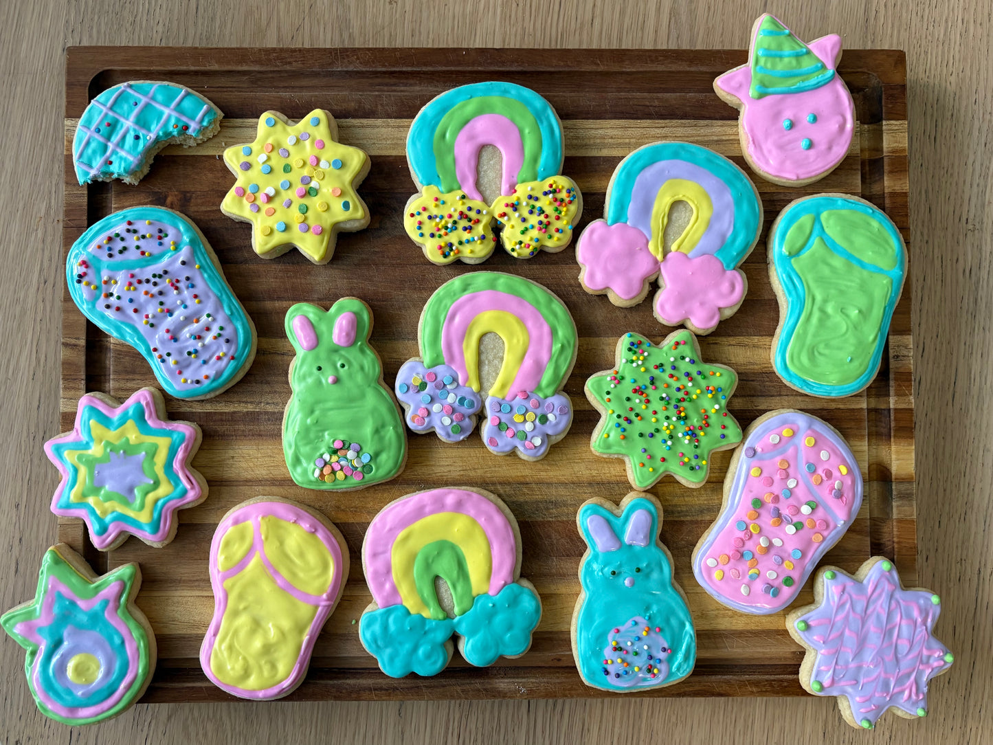 Unicorn & Rainbow Cookie Decorating Kit Deco Kit for DIY Cookie Decorating Kit --12 Count