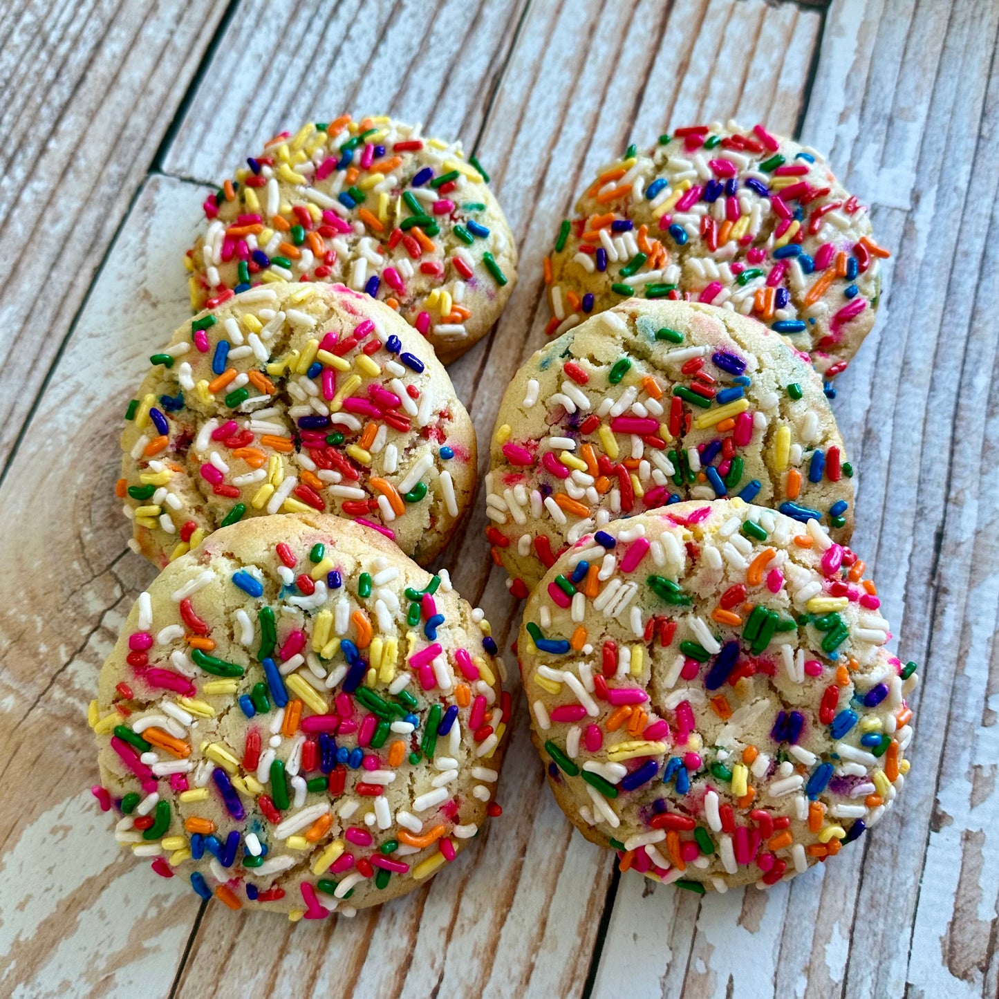 Celebration Cookie -- Classic Sugar Cookie w/Sprinkles Individually Wrapped--12 count