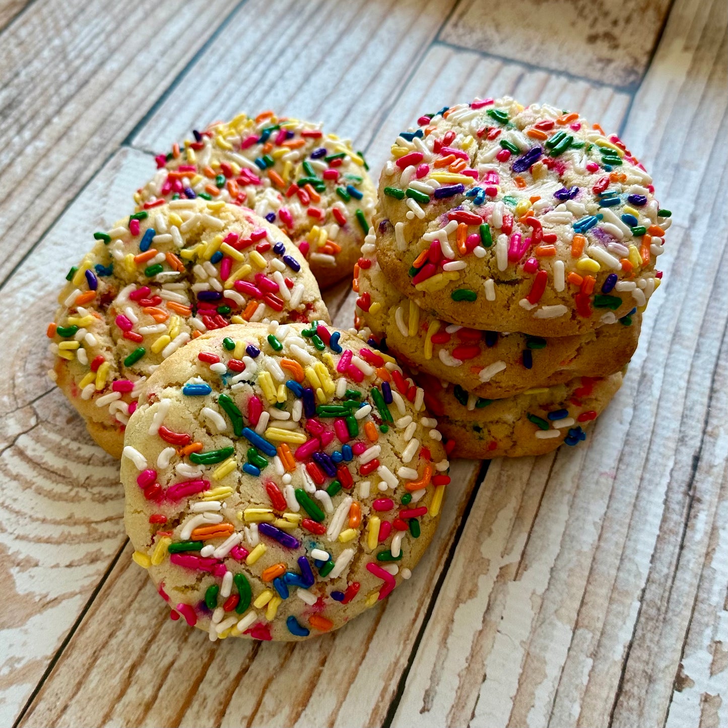 Celebration Cookie -- Classic Sugar Cookie w/Sprinkles Individually Wrapped--12 count