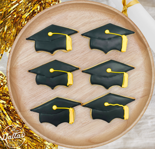 Custom Hand Decorated Graduation Cap --12 Count