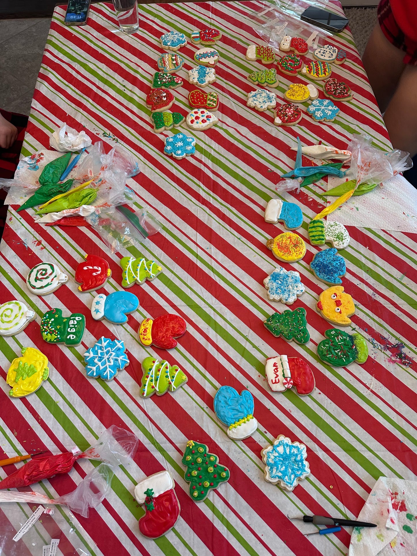 Cookie DIY Decorating Kit Christmas Holiday Cookie Assortment Deco Kit--12 Count