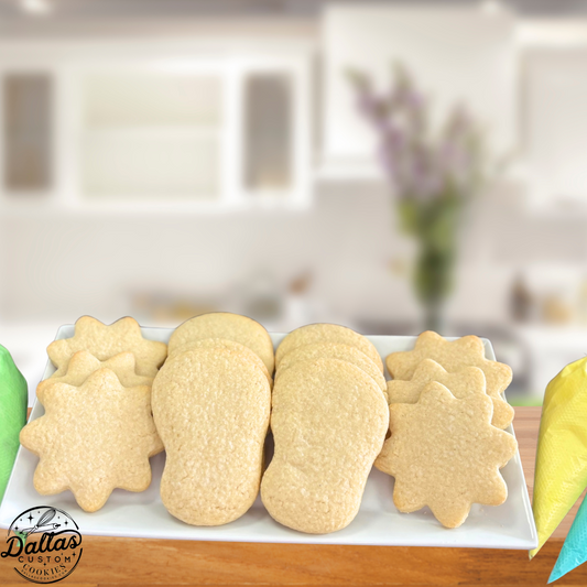 Summer Themed Deco Kit Flip-flops and Sunshine Cookie Decorating Kit Deco Kit for DIY Cookie Decorating Kit --12 Count
