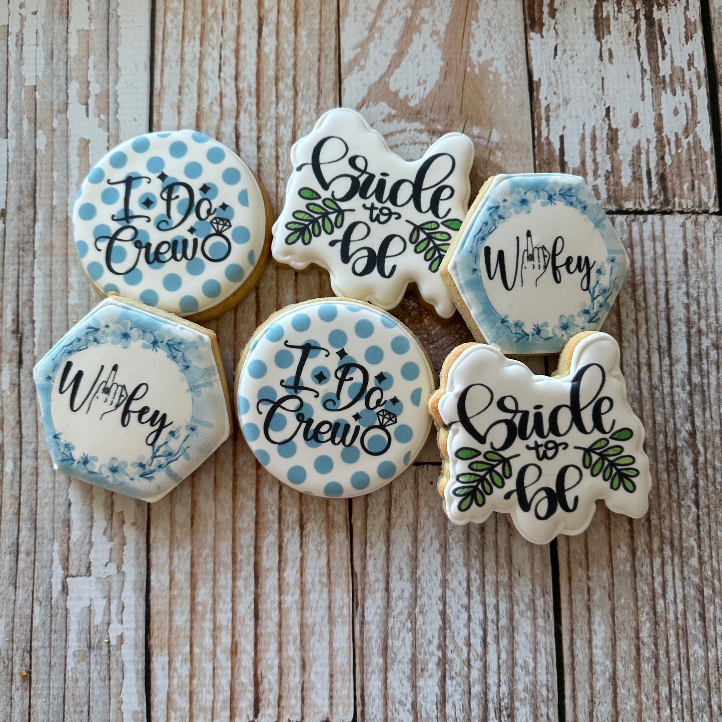 Bachelorette Party Bride to Be Wifey I do Crew-- 12 Count