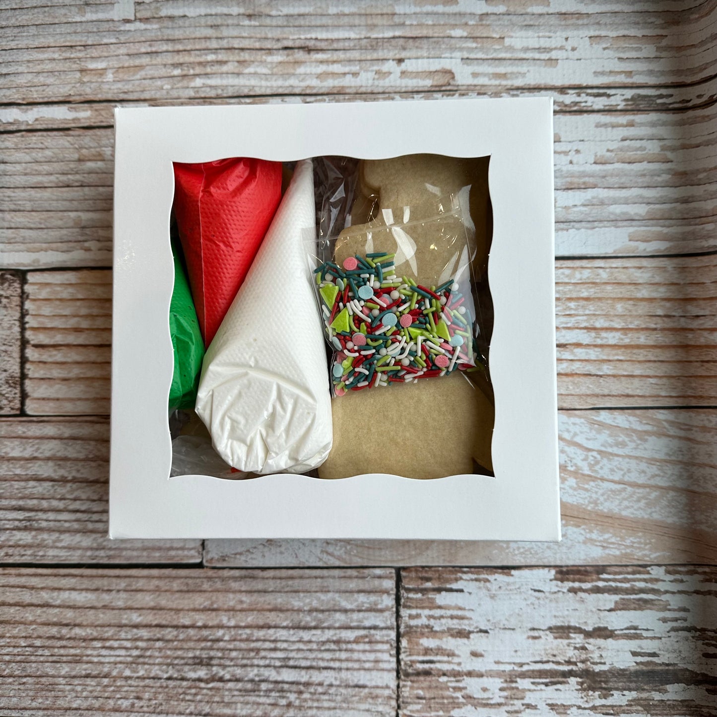 Cookie DIY Decorating Kit Christmas Holiday Cookie Assortment Deco Kit--12 Count