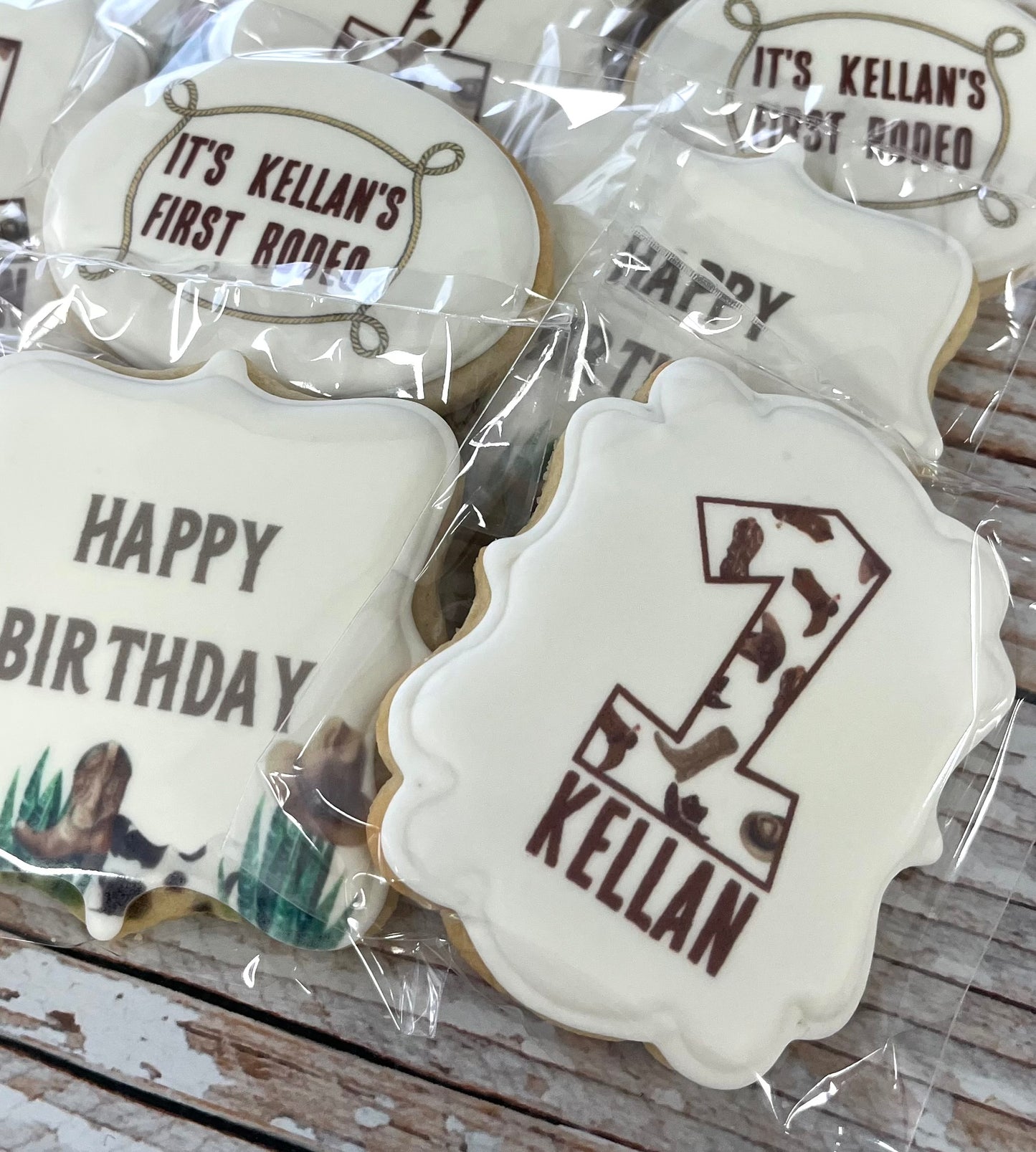 First Rodeo Cowboy Themed Birthday--12 Count