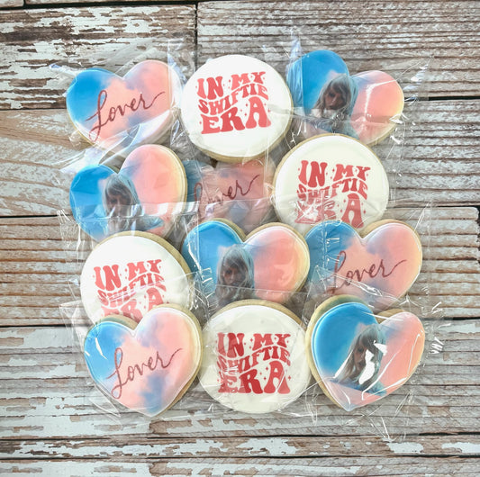Taylor Swift Heart Lover In My Era Cookies Swiftie Gift Set--12 Count