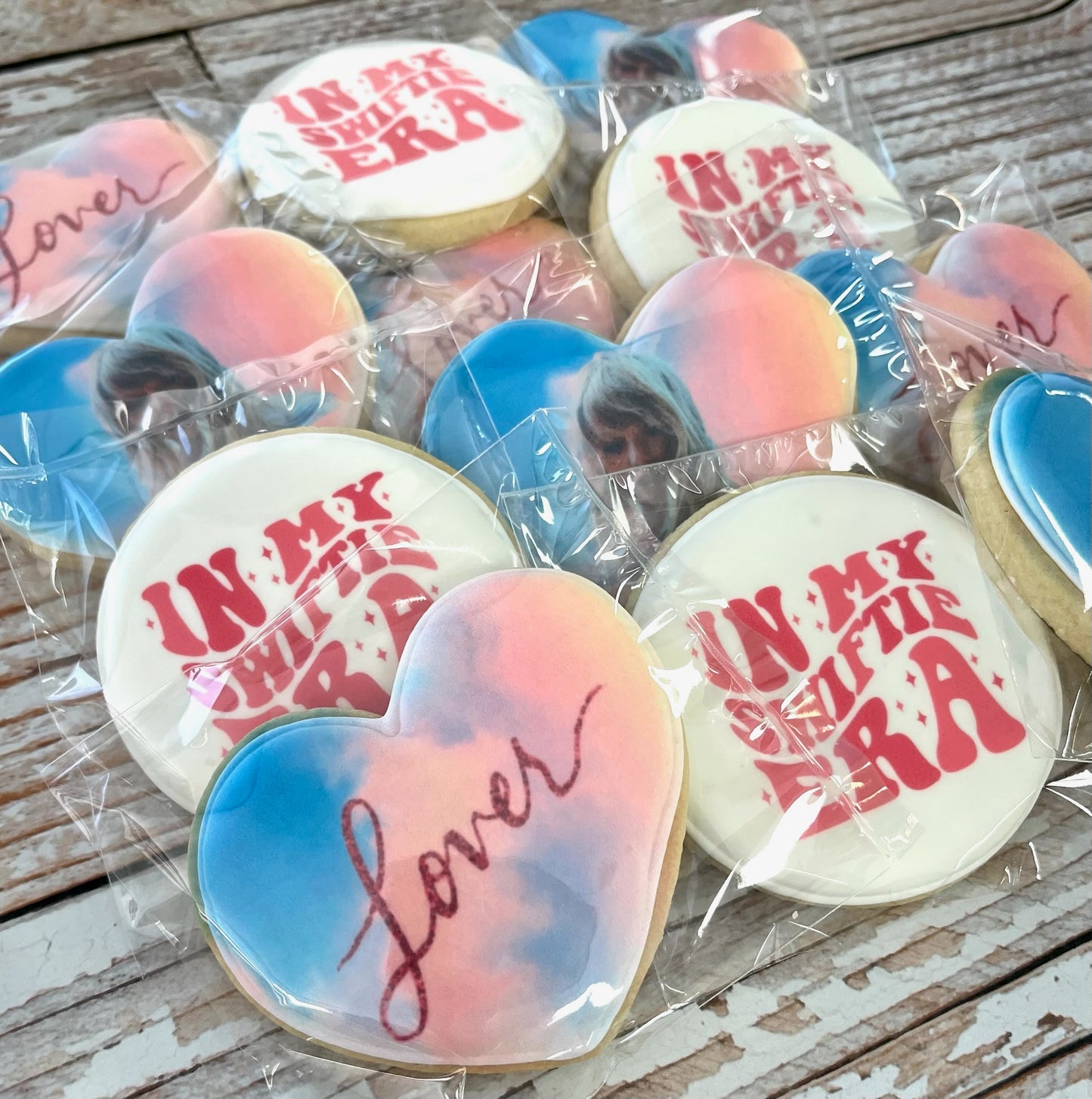 Taylor Swift Heart Lover In My Era Cookies Swiftie Gift Set--12 Count