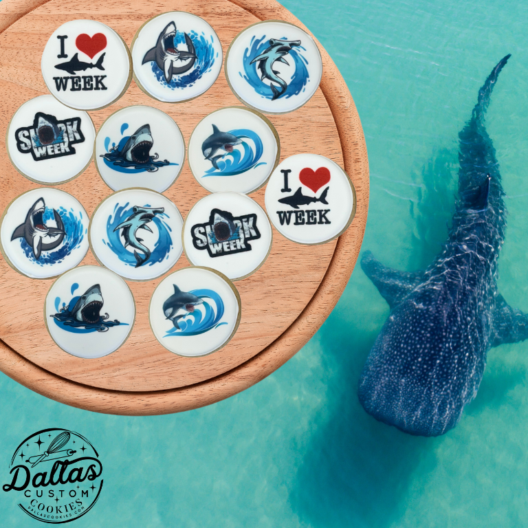 Shark Week Themed Cookies--12 Count
