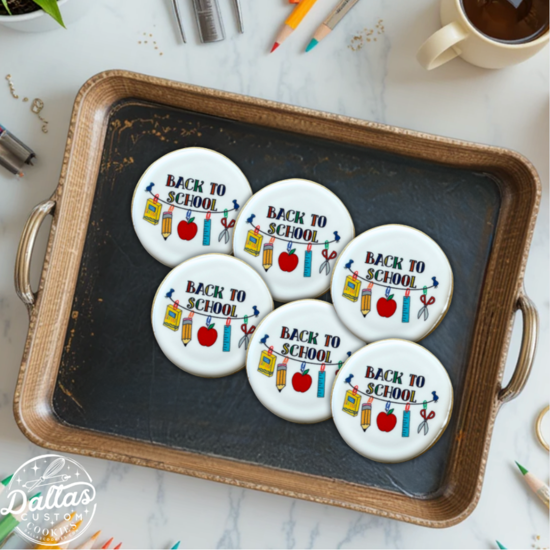 Back to School Teacher Themed Cookies--12 Count