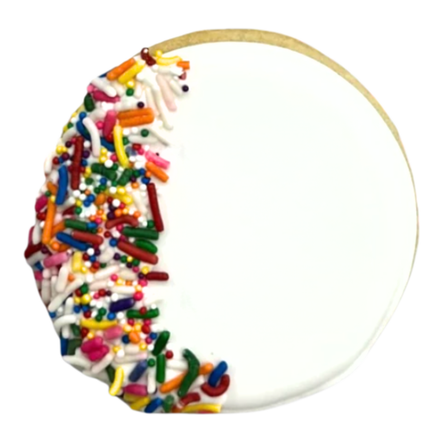 Sprinkle Cookie w/Personalized Custom Words--12 Count