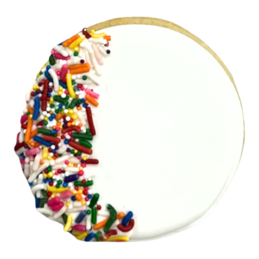 Sprinkle Cookie w/Personalized Custom Words--12 Count