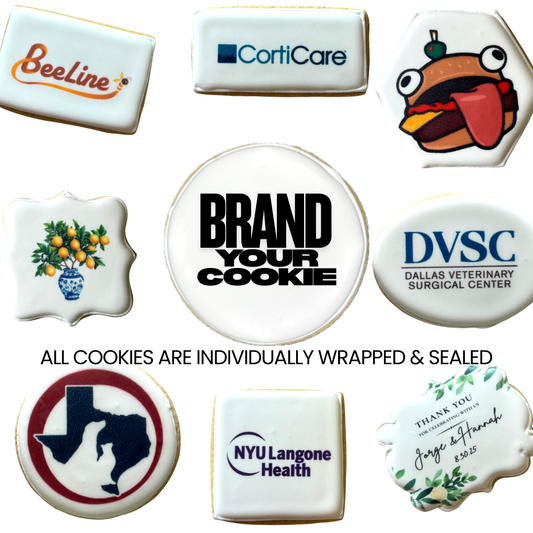 Corporate Logo Cookies by the Dozen--12 Count