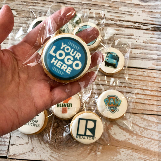 MINI Circle Logo Cookie w/"Live Preview"--12 Count