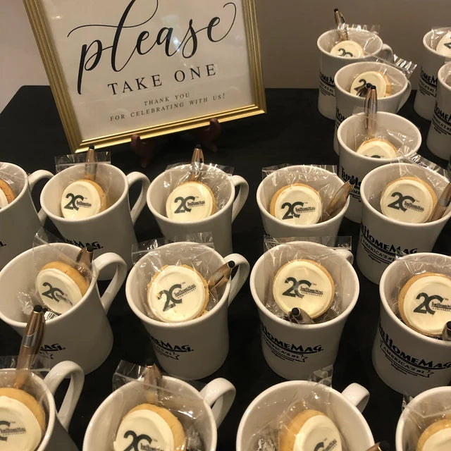 MINI Circle Logo Cookie w/"Live Preview"--12 Count