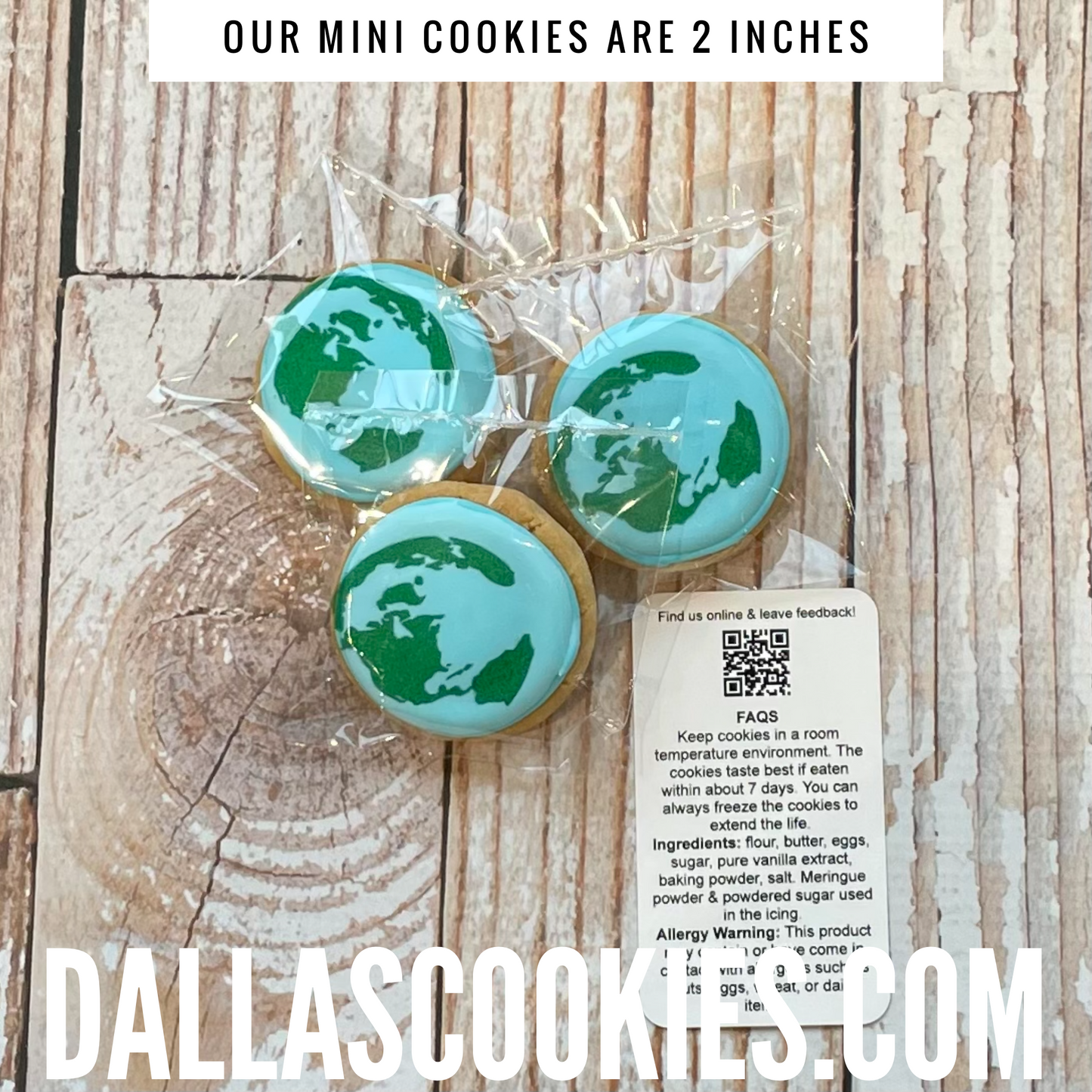 MINI Circle Logo Cookie w/"Live Preview"--12 Count