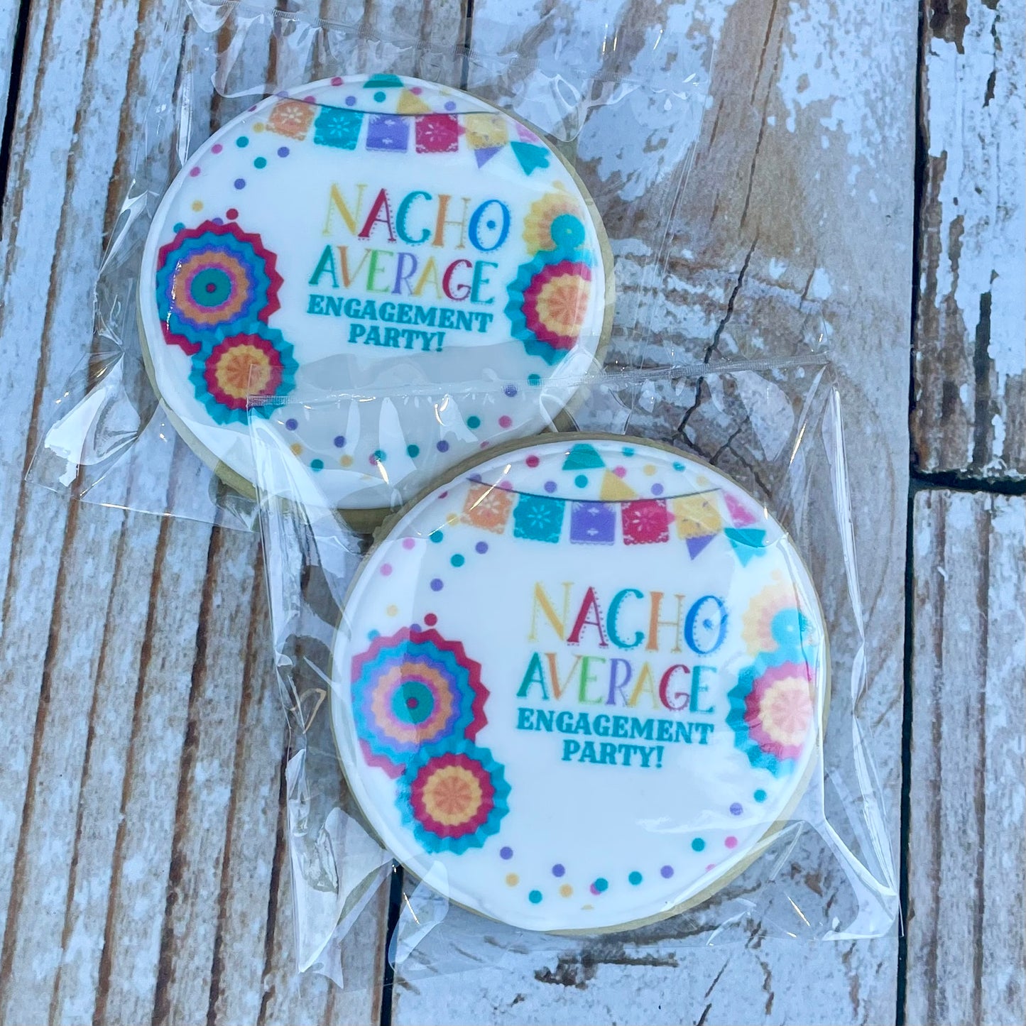 Fiesta Wedding/Birthday/Event Cinco De Mayo Taco Piñata Cookies -12 Count